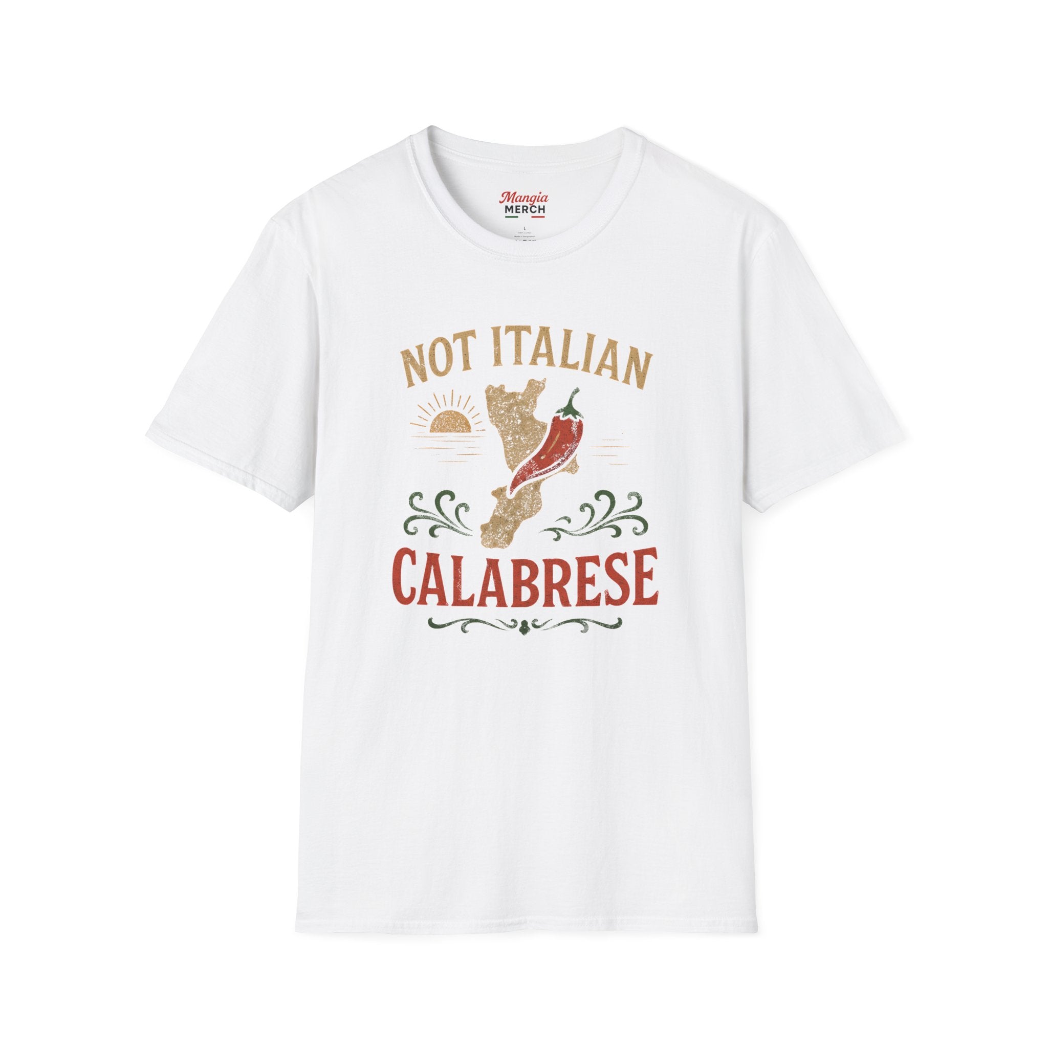 Not Italian, Calabrese | Map T-Shirt