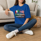 Italian American | USA & Italy Flag T-Shirt
