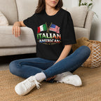Italian American | USA & Italy Flag T-Shirt