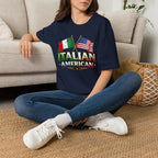 Italian American | USA & Italy Flag T-Shirt